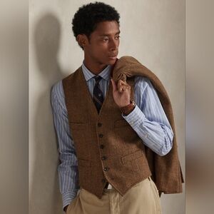Polo Ralph Lauren Tick-Weave Tweed Vest
